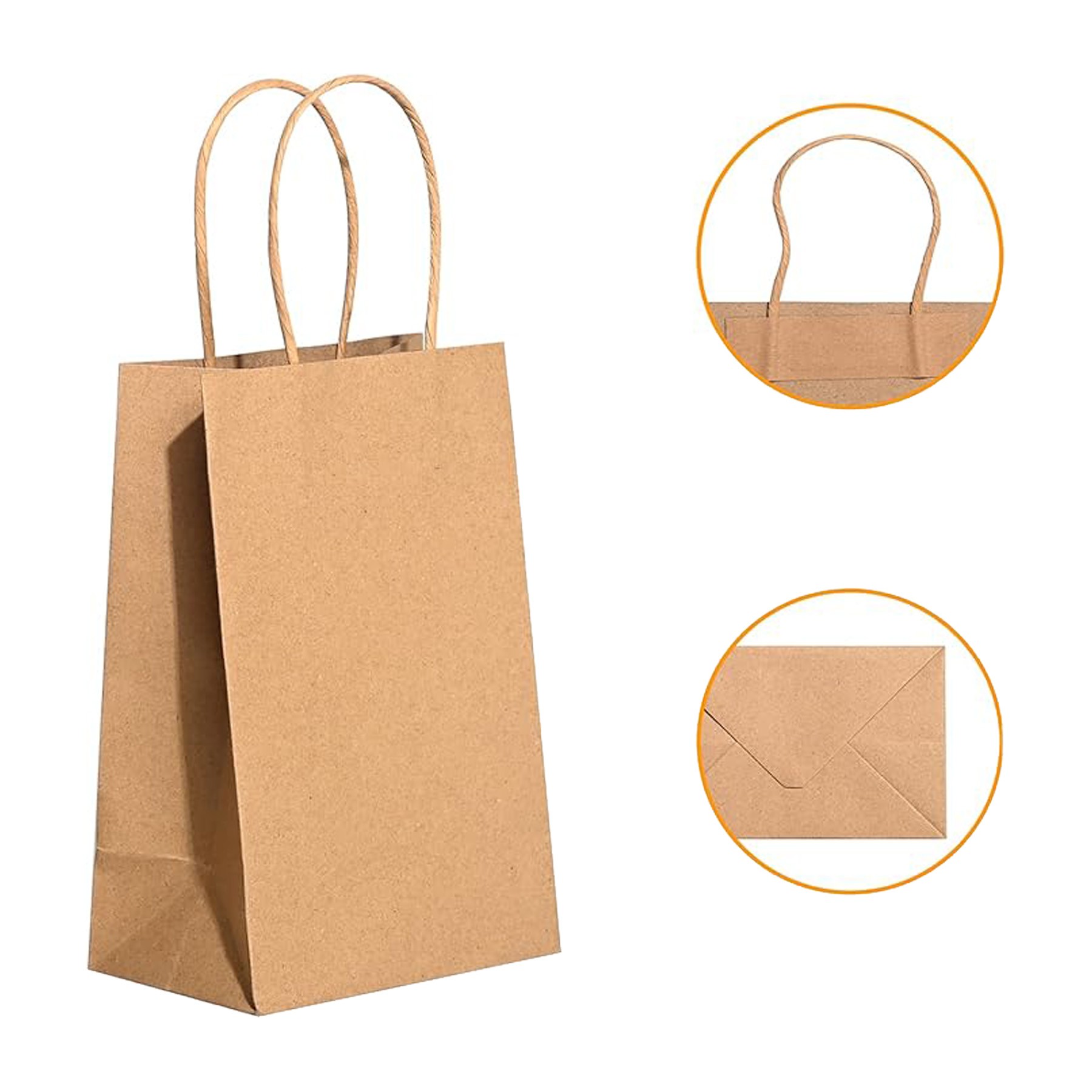 Kraft Paper Handle Bag 3