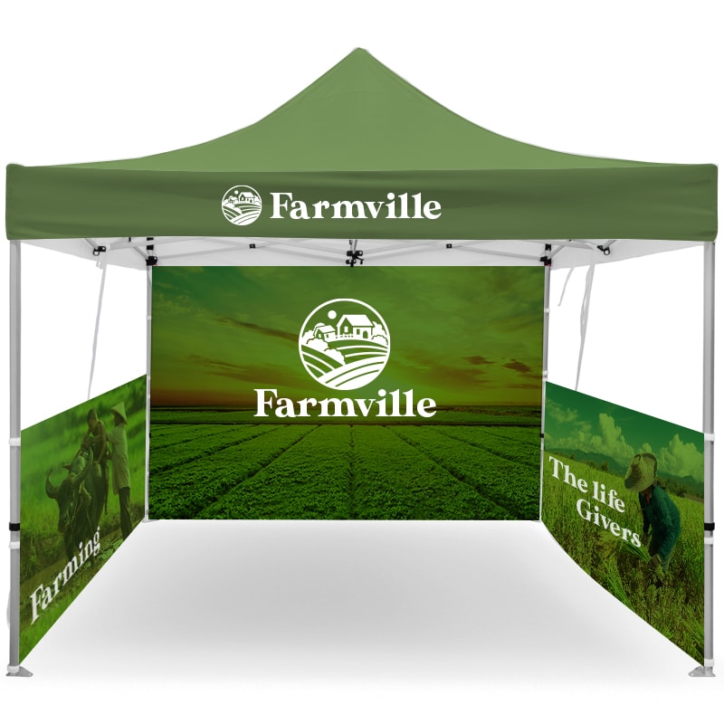10ft X 10ft Full Color Pop Up Canopy Tents 6