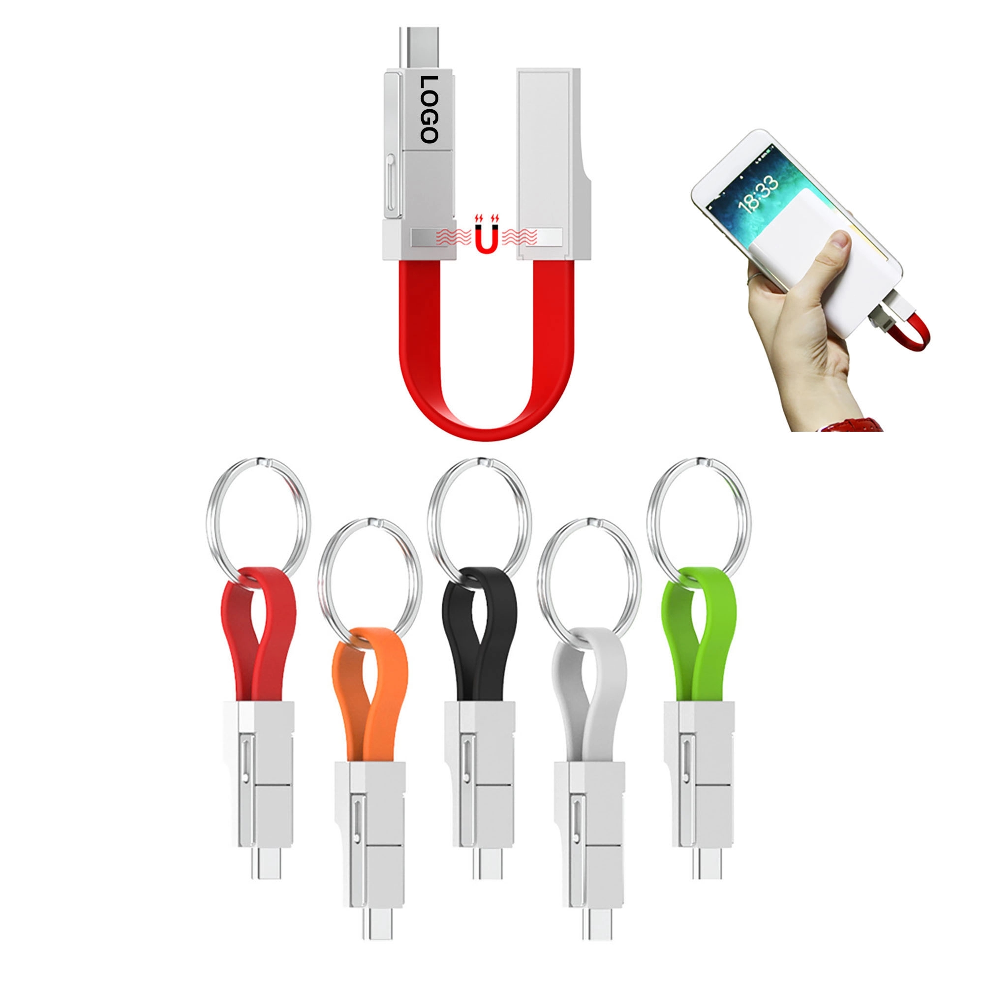 3 in 1 Magnetic Charging Cable