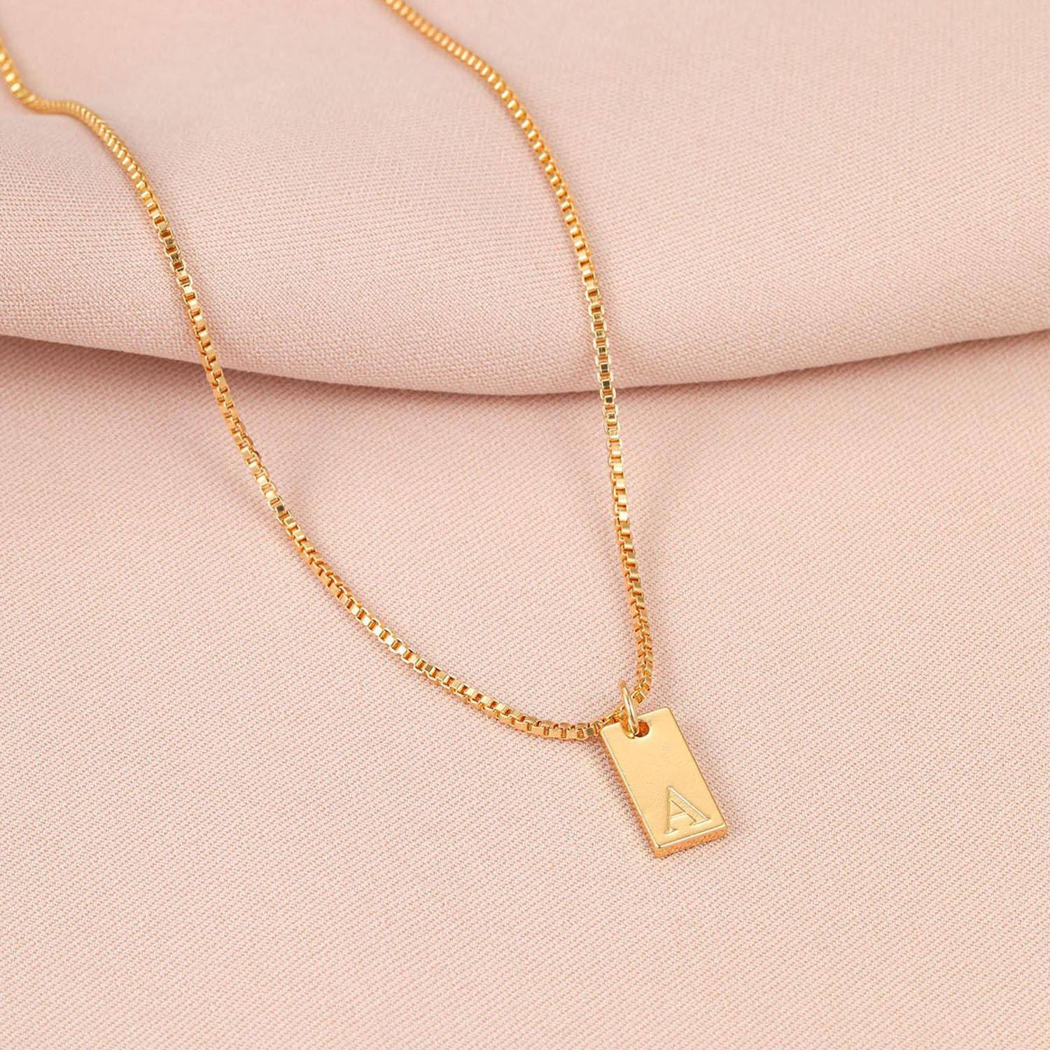 26 English Letter Alloy Necklace 1