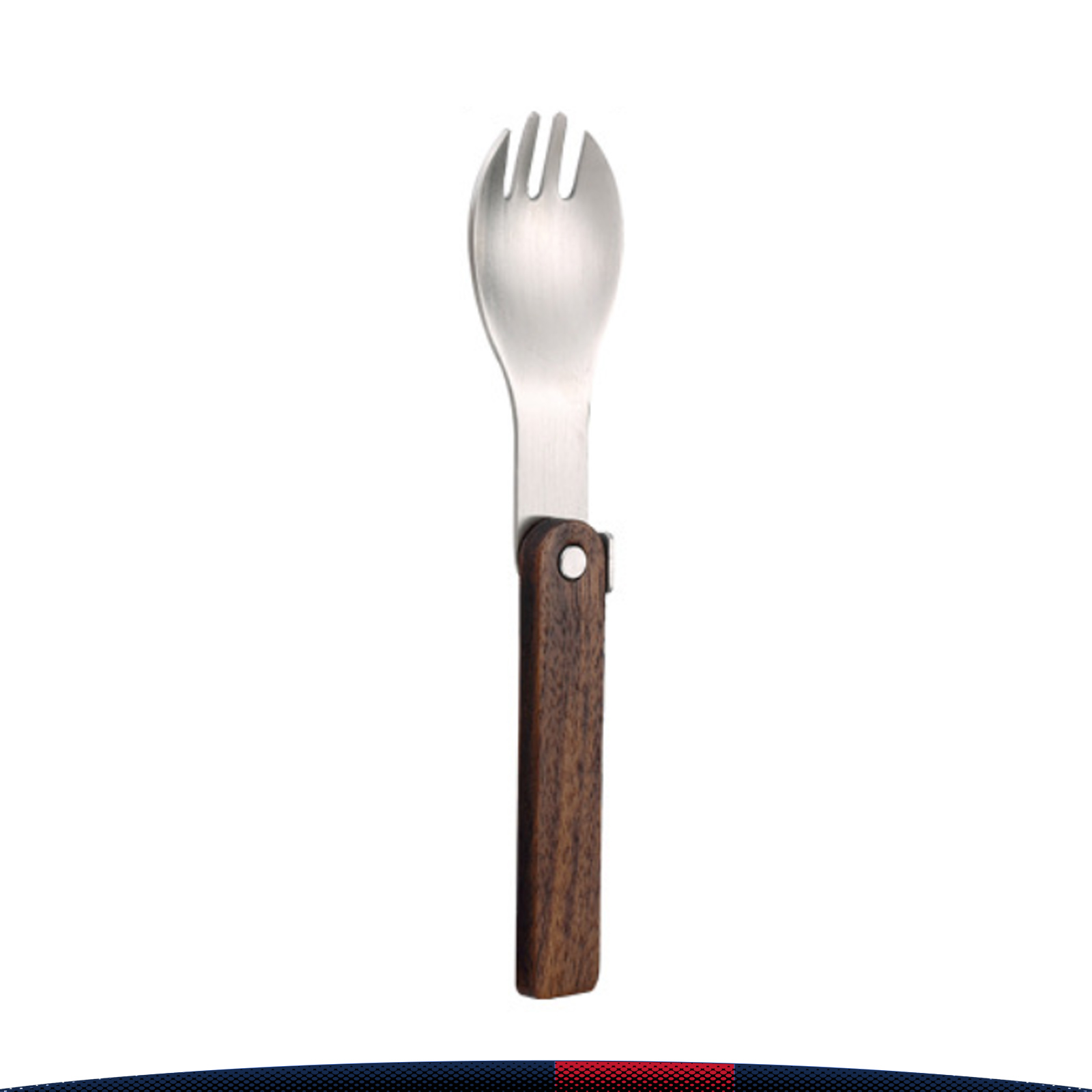 Tastro Black Walnut Handle Stainless Steel Folding Cutlery 3