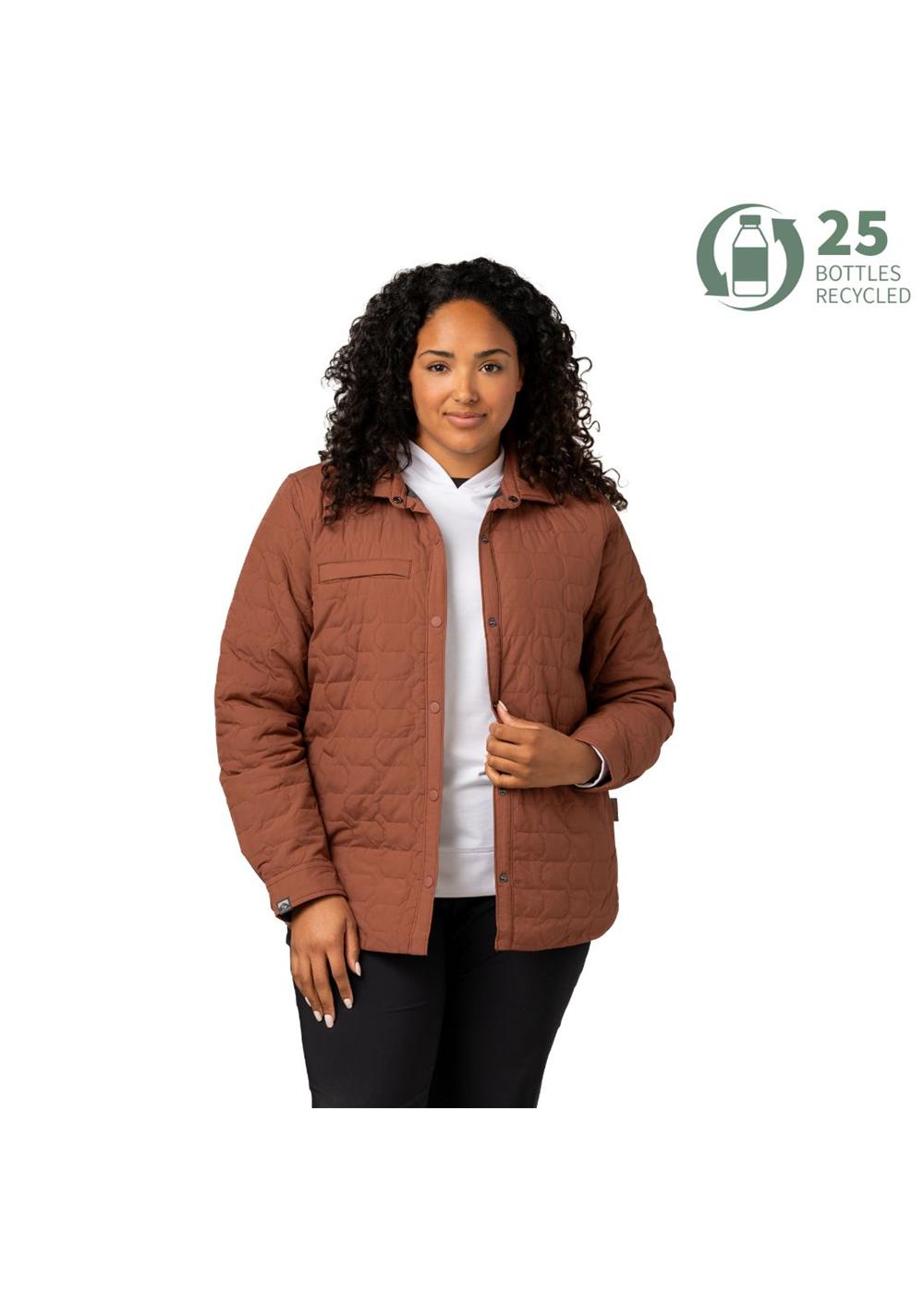 Storm Creek Women's Artisan 100 GSM Insulated Quilted Shirt Jacket 18