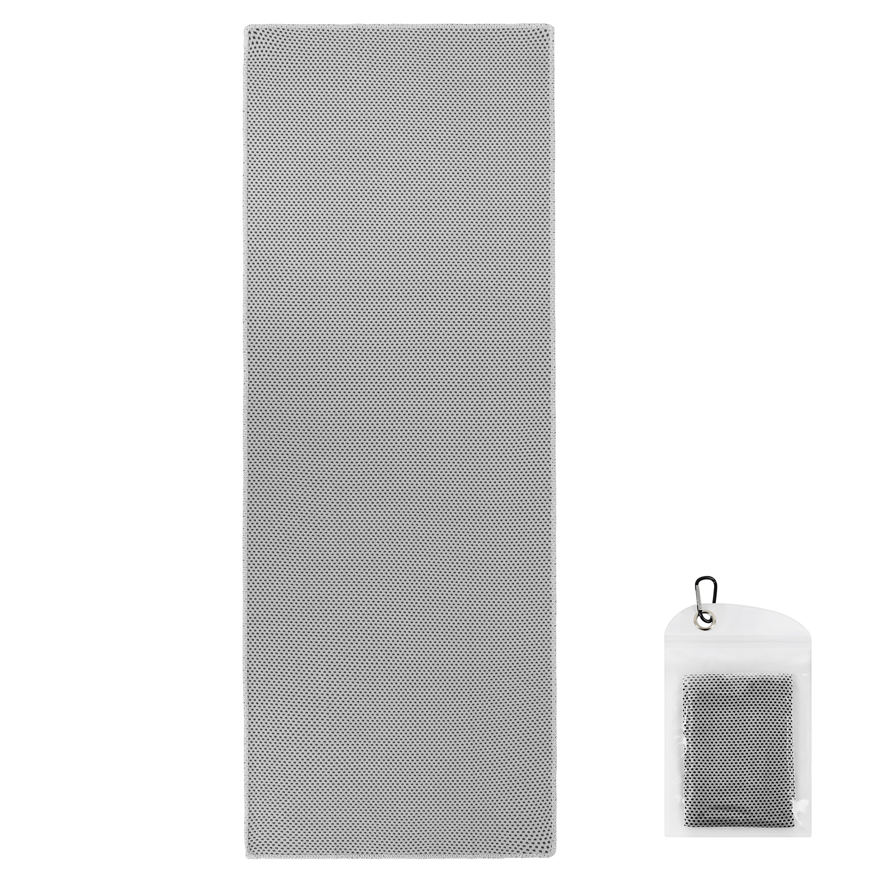 Breathable Cooling Towel With PVC Zip Pocket 4