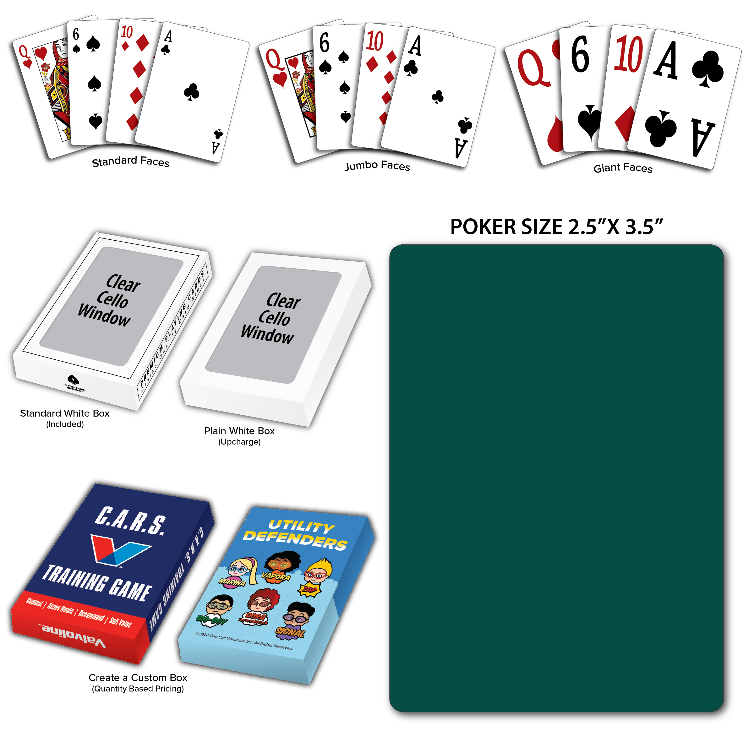 Solid Back Hunter Poker Size Playing Cards 3