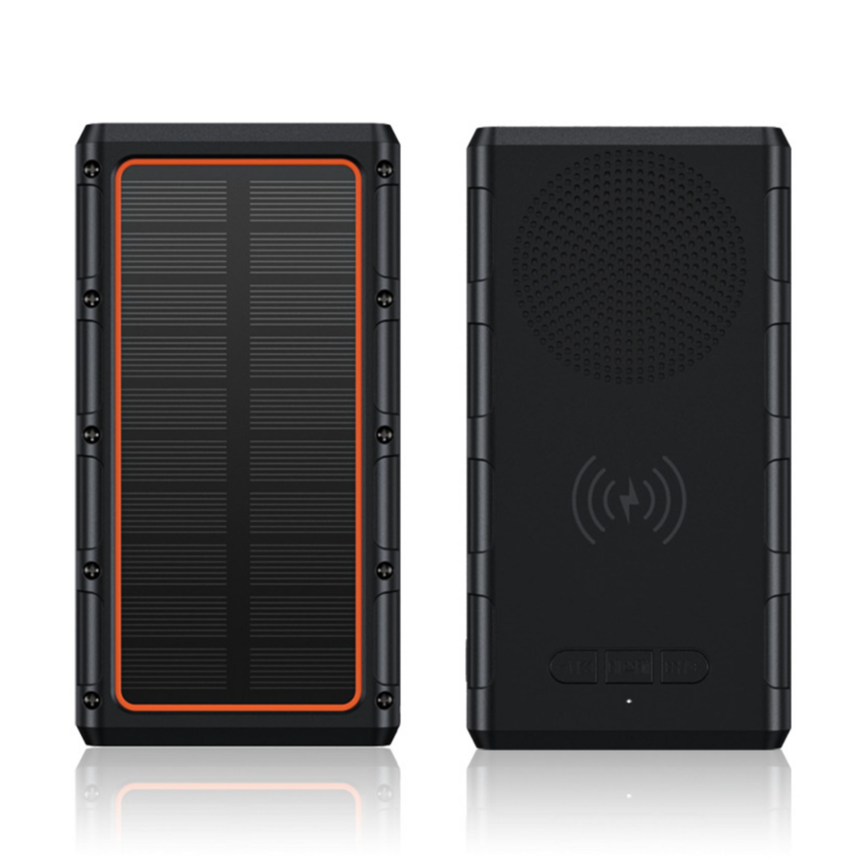 Solar power bank with Bluetooth audio 3