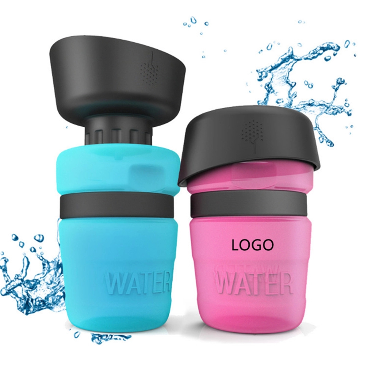 Pet Water Bottle For Dogs For Walking Hiking Beach 4