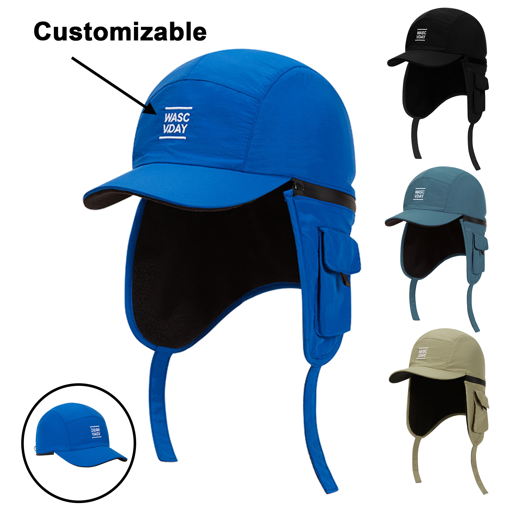 Detachable Winter Cycling Hat 2