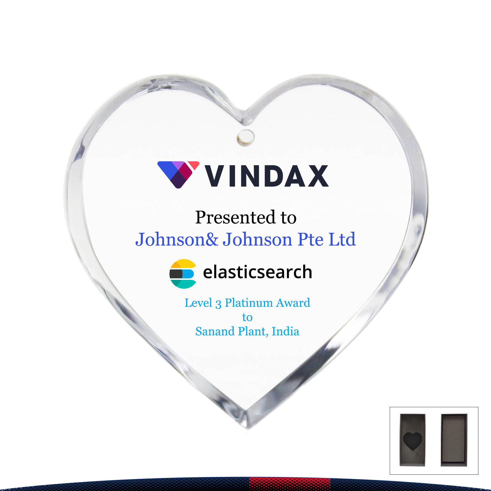 Prexcy Heart-Shaped Plaque 5