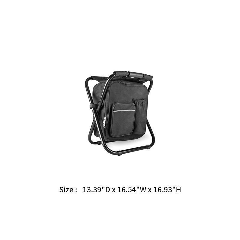 Portable Light Stool Backpack Folding Fishing Cooler 2