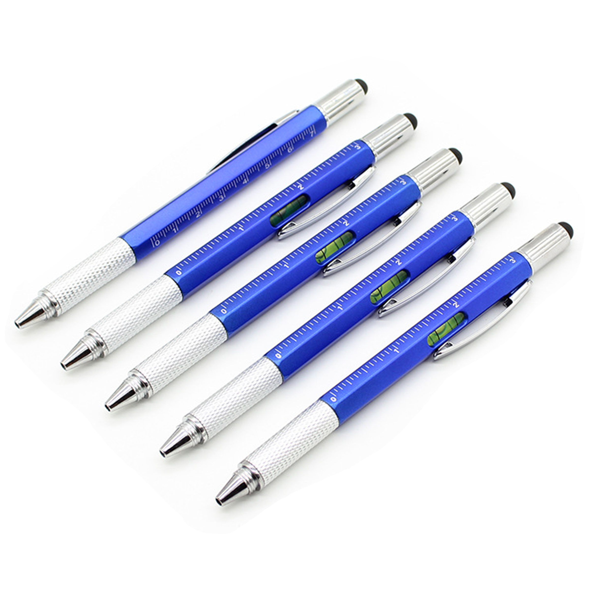 Abs Multi Functional Level Ruler Ballpoint Pen 8