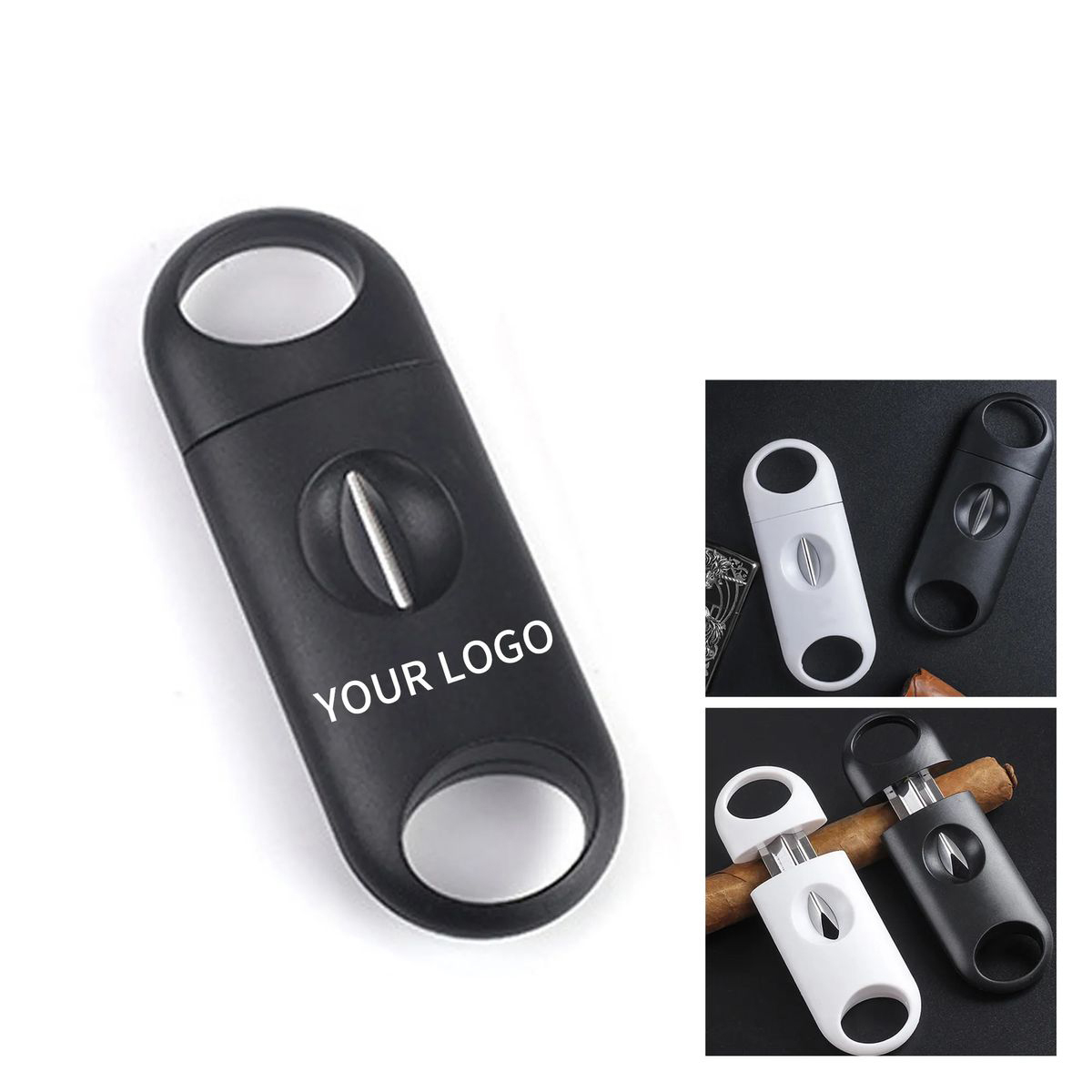 V Cut Cigar Cutter with Stainless Steel Blades 2