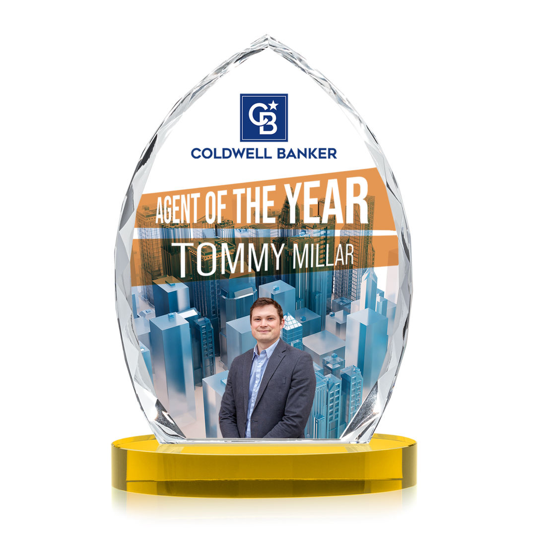 Wilton VividPrint™ Award on Alberton Base - Gold 6