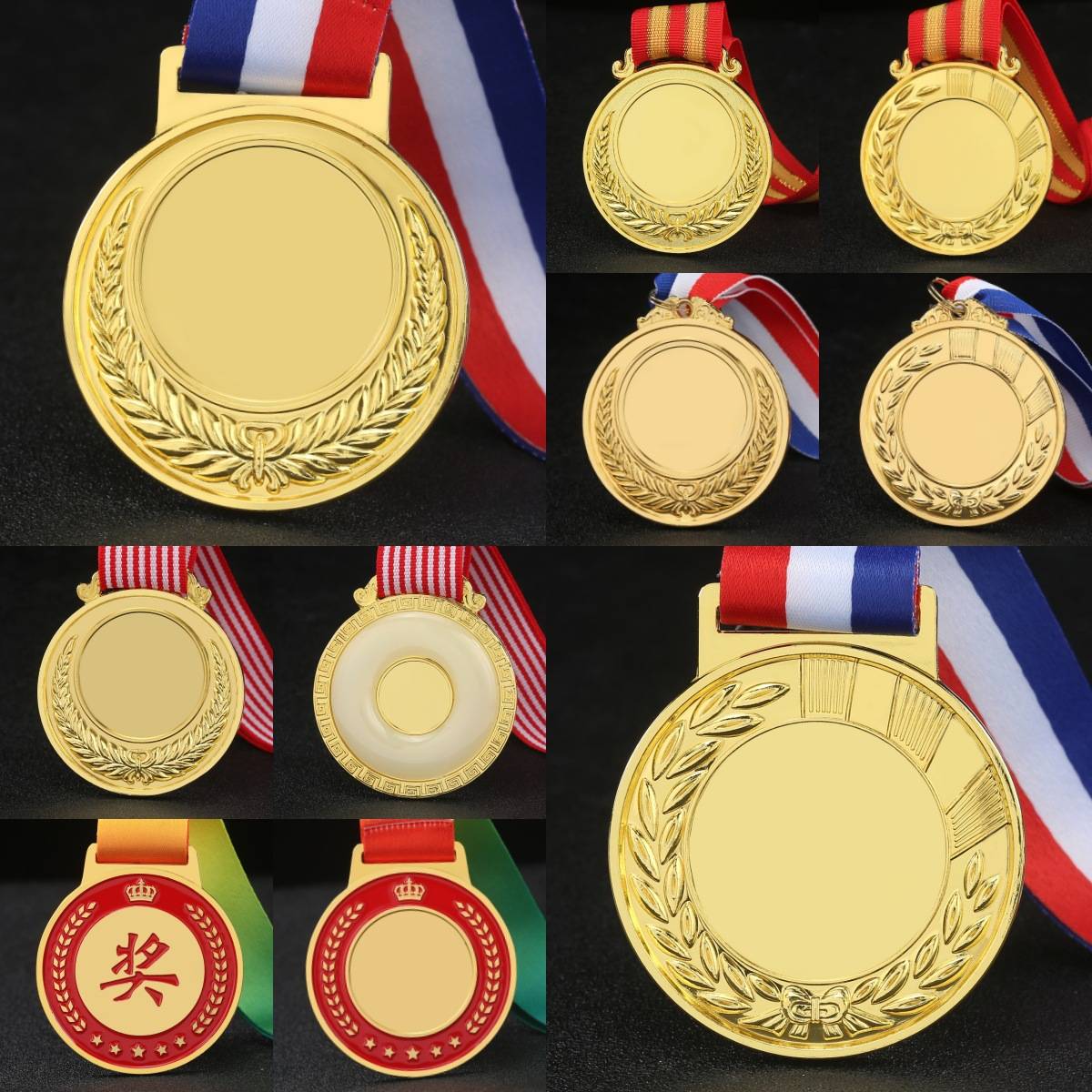 Winner Medals with Neck Ribbon Prizes 4