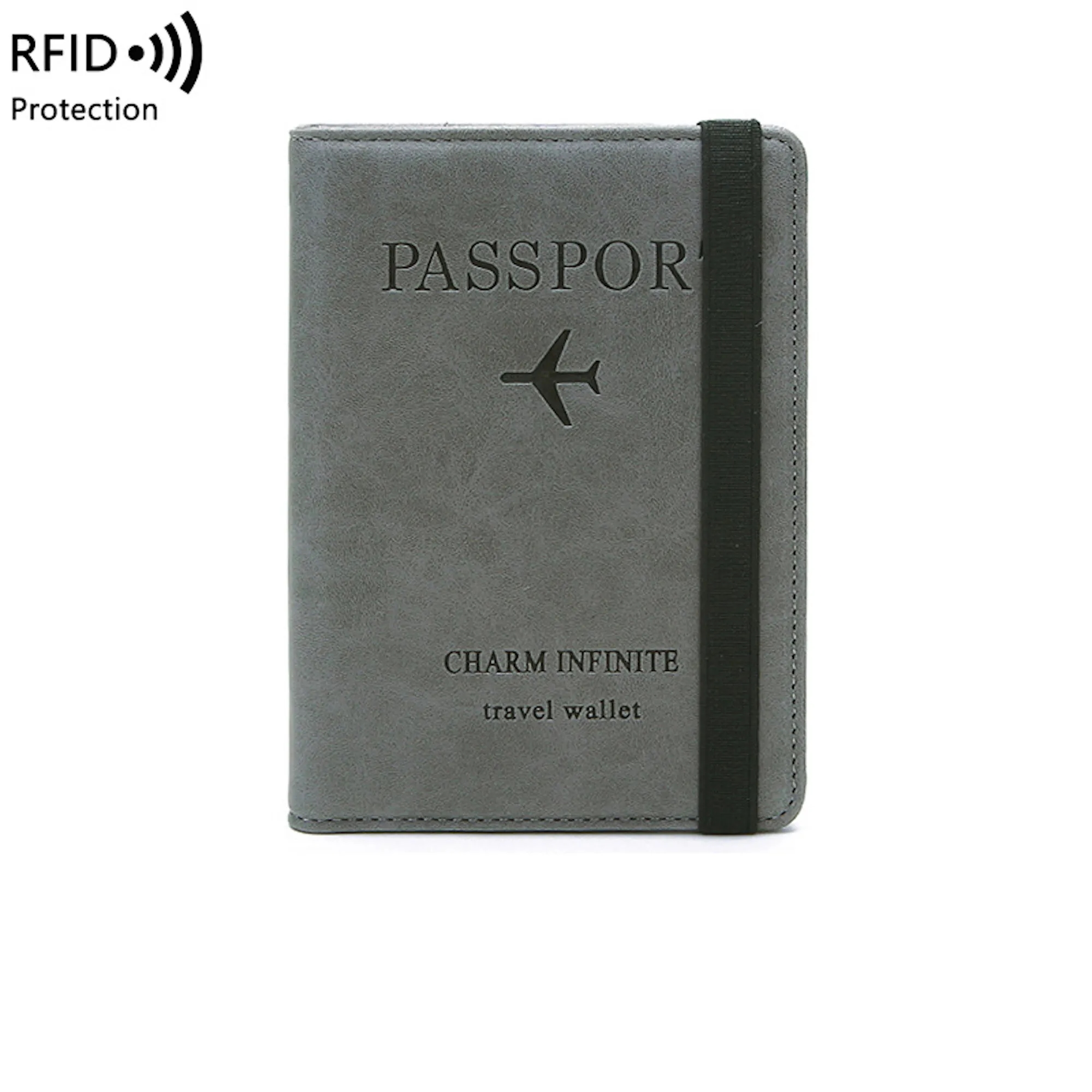 RFID Blocking Travel Passport Holder Cover Slim Id Card Case 10