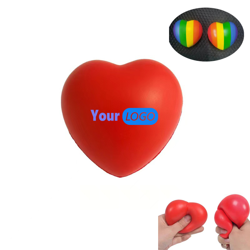 Custom Heart Shaped Stress relieve Ball 2