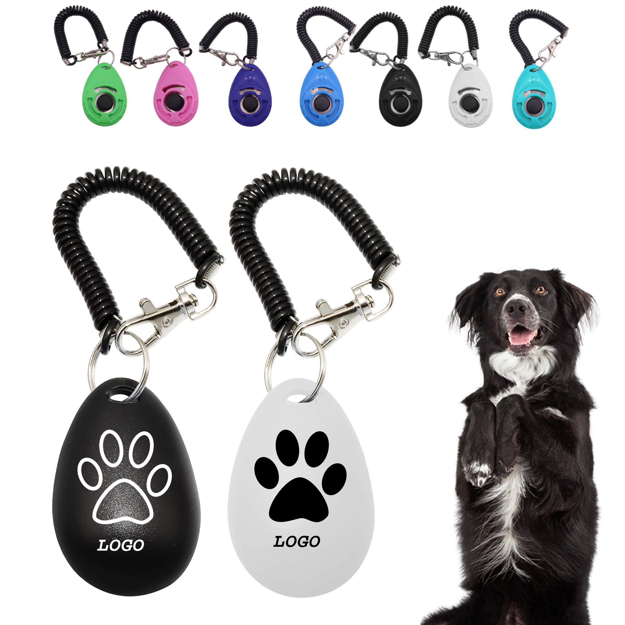 Dog Training Clicker Spring Coil 2