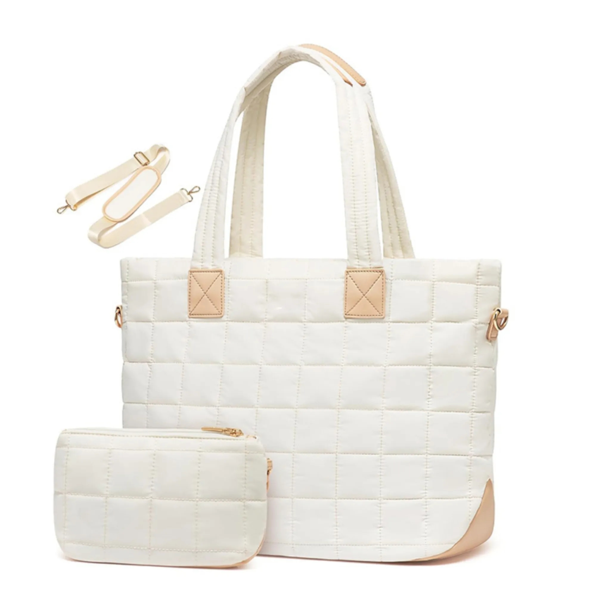 Women's Quilted Work Tote 1