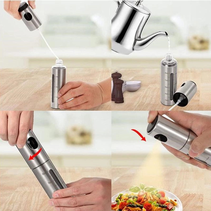 Custom Stainless Steel Olive Oil Spray Mister With Scale 7