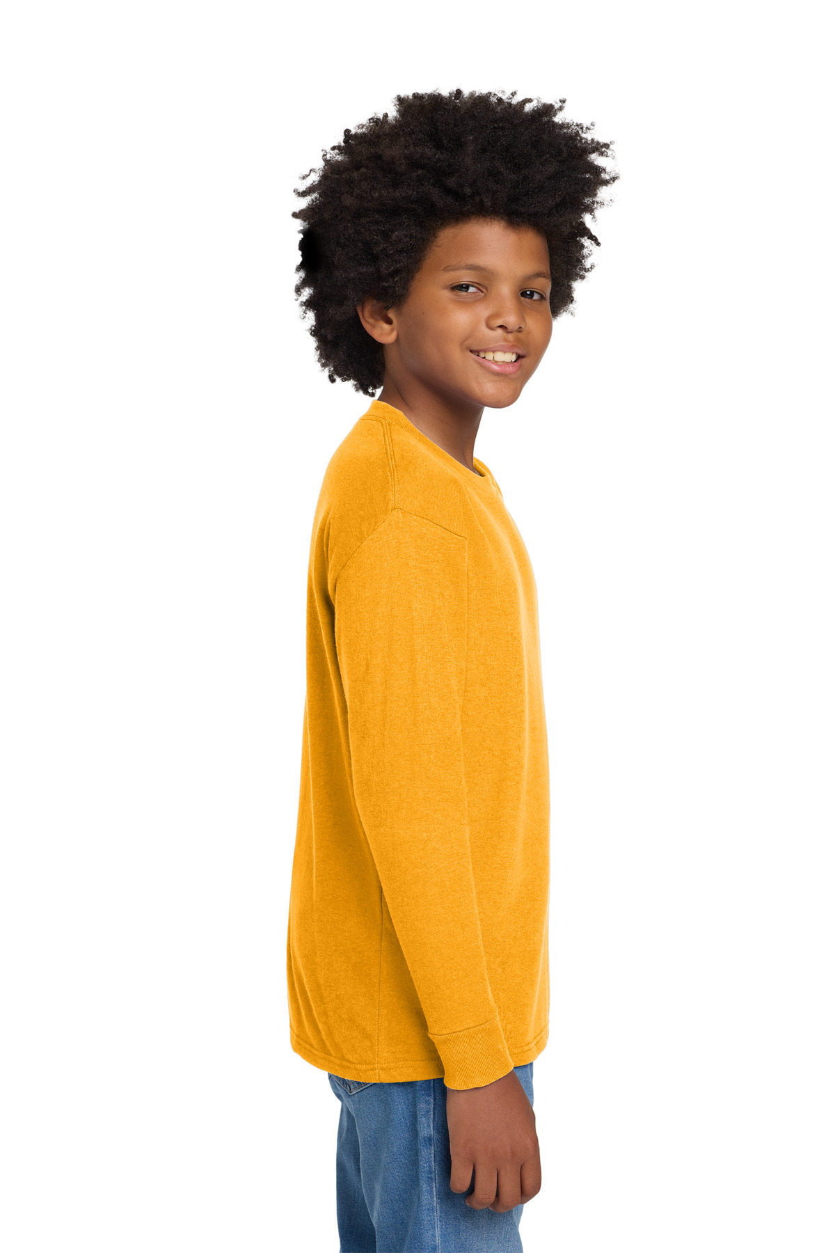Gildan Youth Heavy Cotton 100% Cotton Long Sleeve T-Shirt. 5400B 106