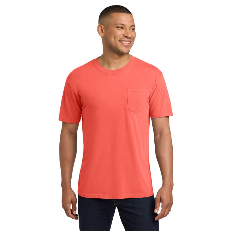 COMFORT COLORS Heavyweight Ring Spun Pocket Tee. 296