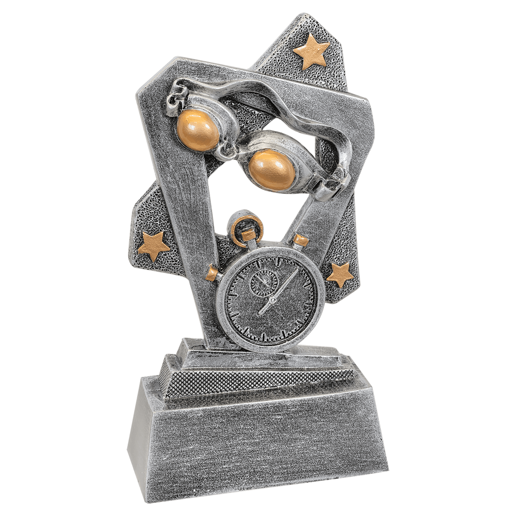 5-1/2" Tall Swimming Triumph Resin 1