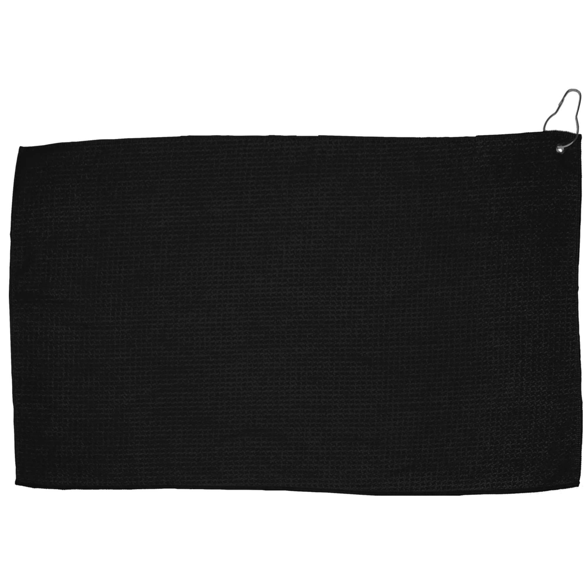 16" X 26" RPET Waffle Golf Towel with Hook & Grommet 1
