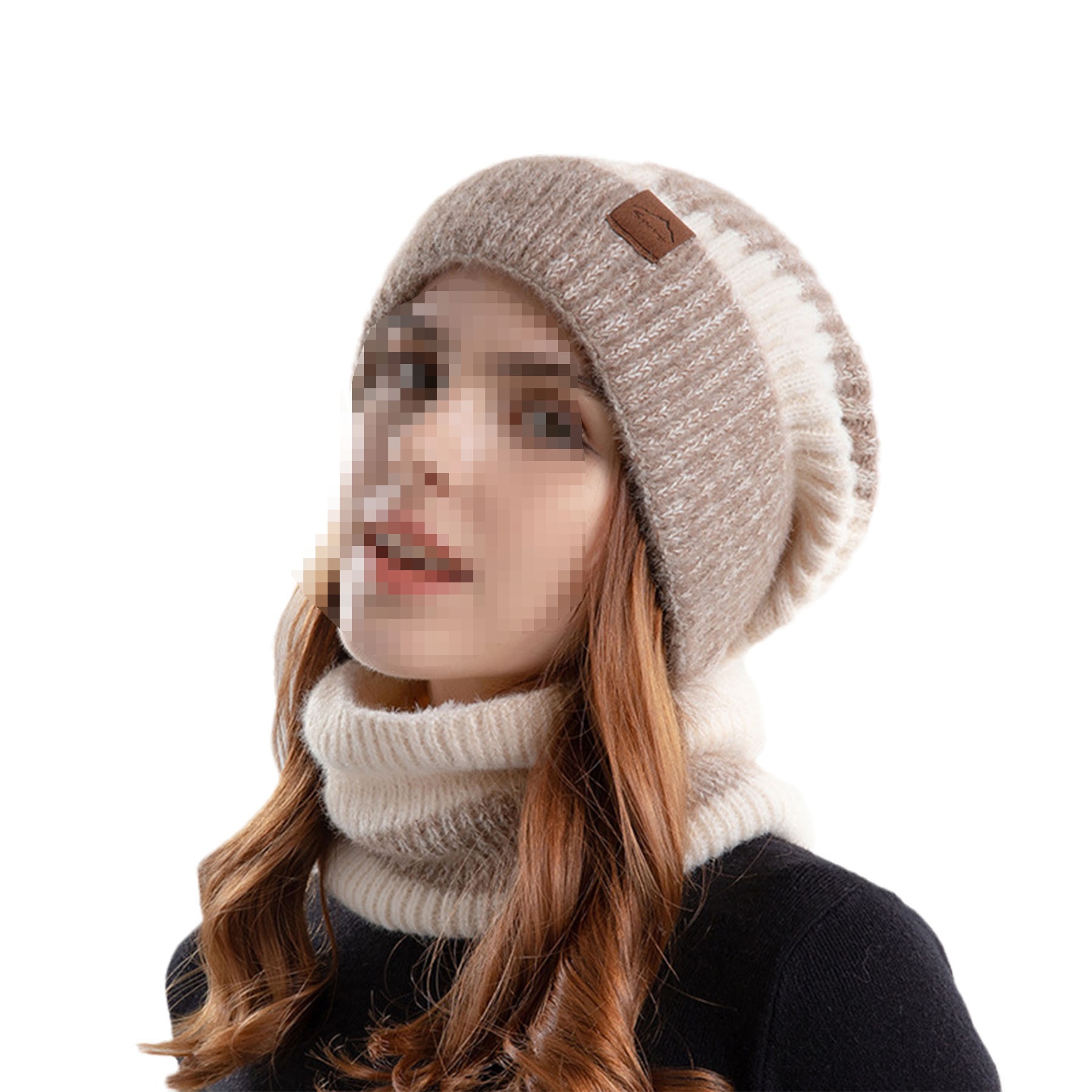 Knit Hat/Neck Warmer Set For Winter Warmth 5