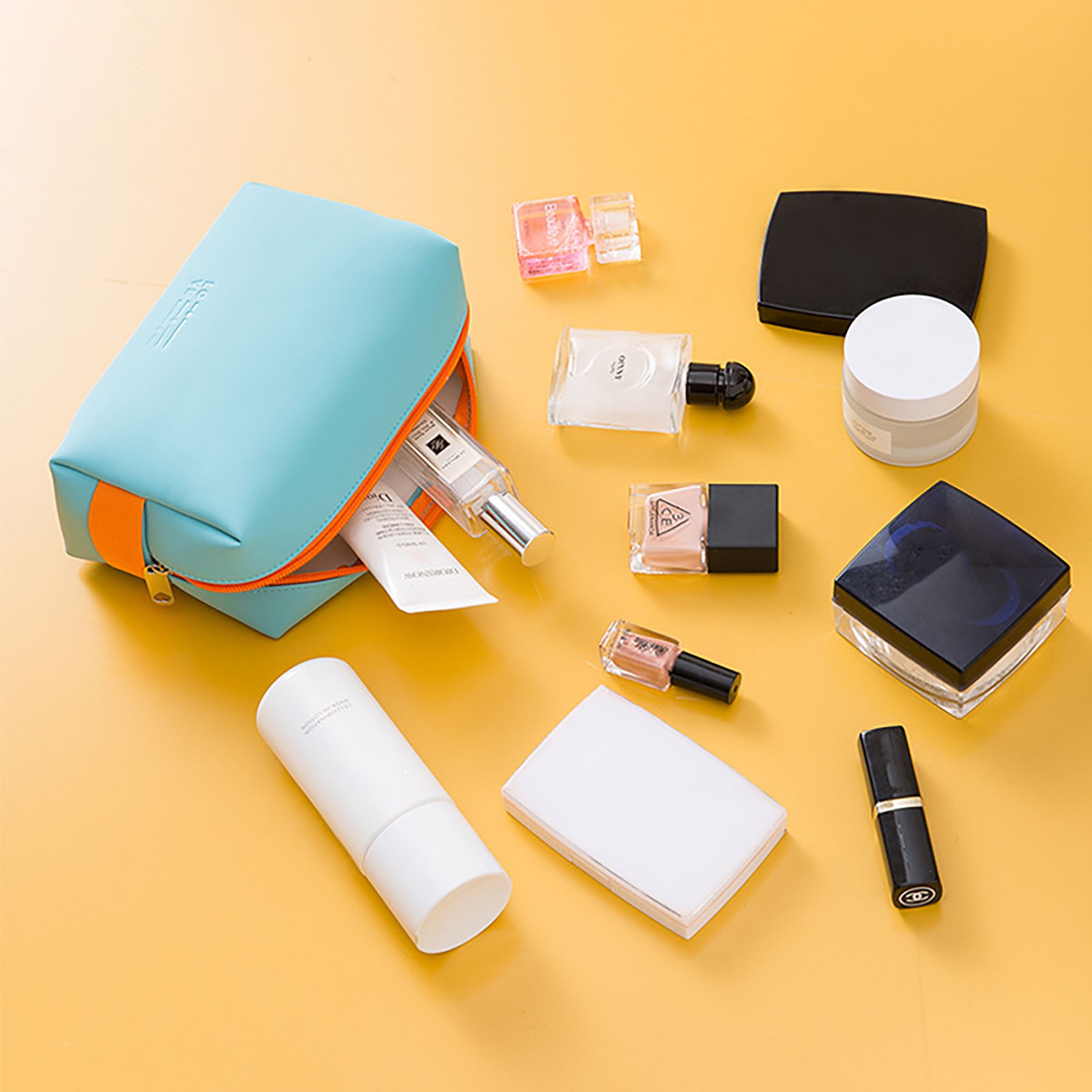 Multifunctional Hand Pu Cosmetic Pouch Bag 7