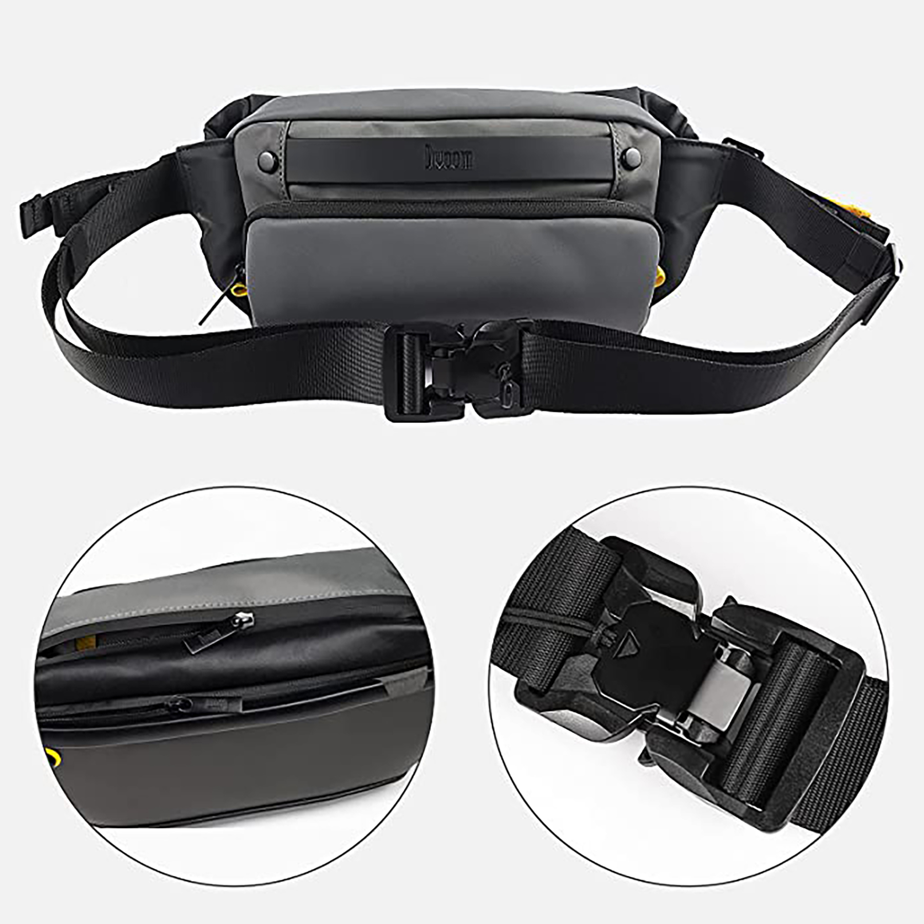 LED Display Waterproof Travel/Cycling Crossbody Bag 8
