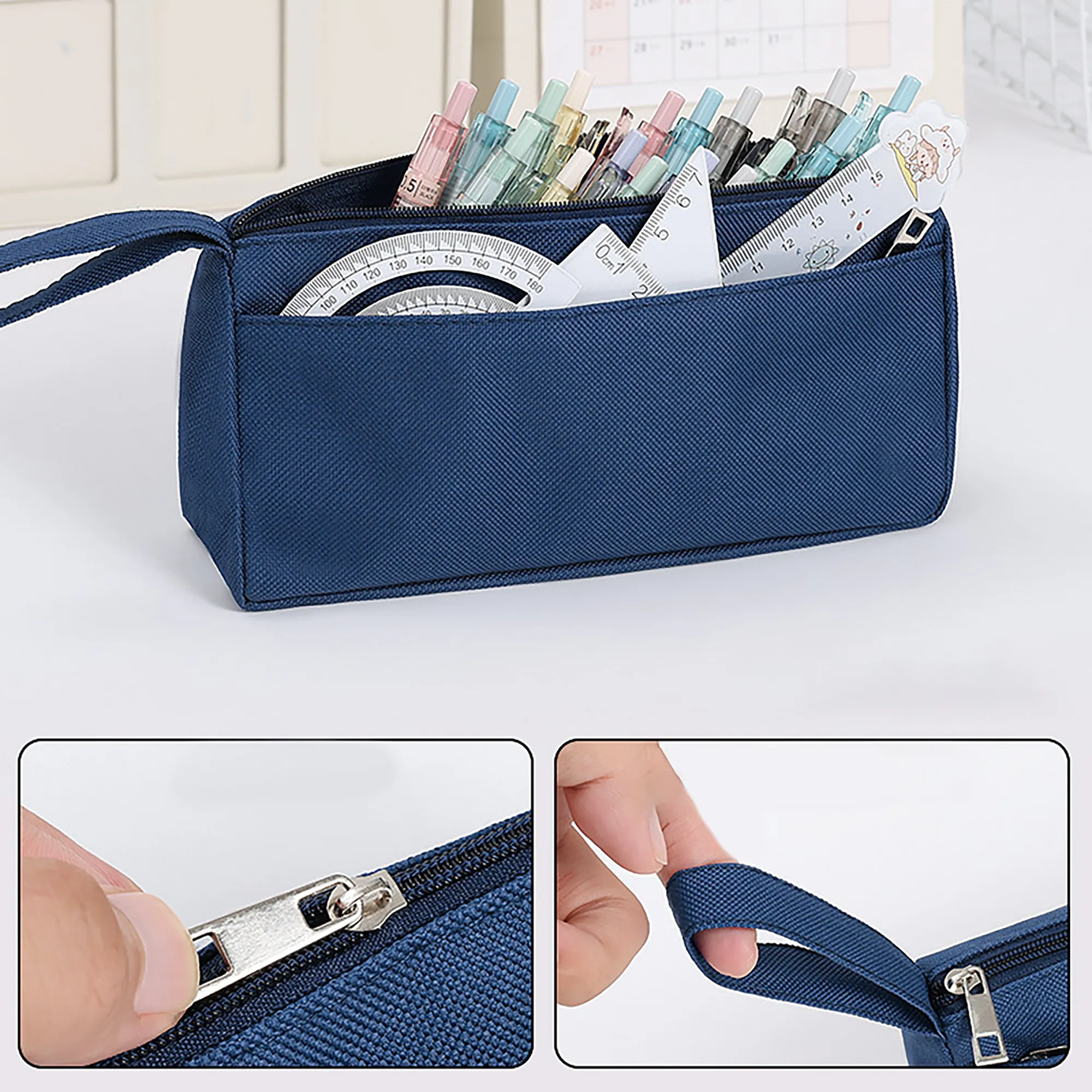 Simple Student Pencil Case Storage Stationery Box 9