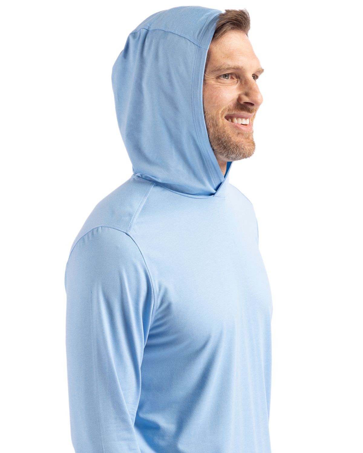 Cutter & Buck Coastline Recycled Double Peached Mens Hooded Pullover 30