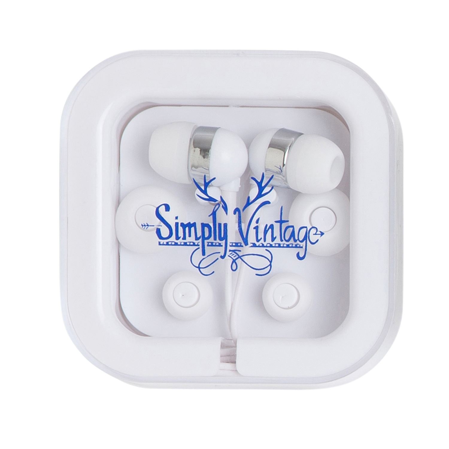 Earphones in Square Case 3