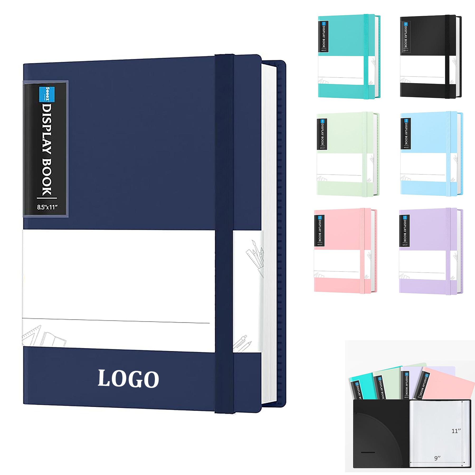 Pocket Binder with Plastic Sleeves 9