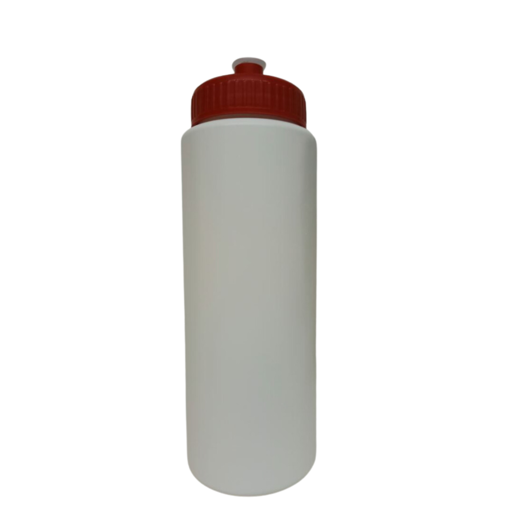 White HDPE 32 oz. Economy Sports Bottle with Push Pull Lid 6