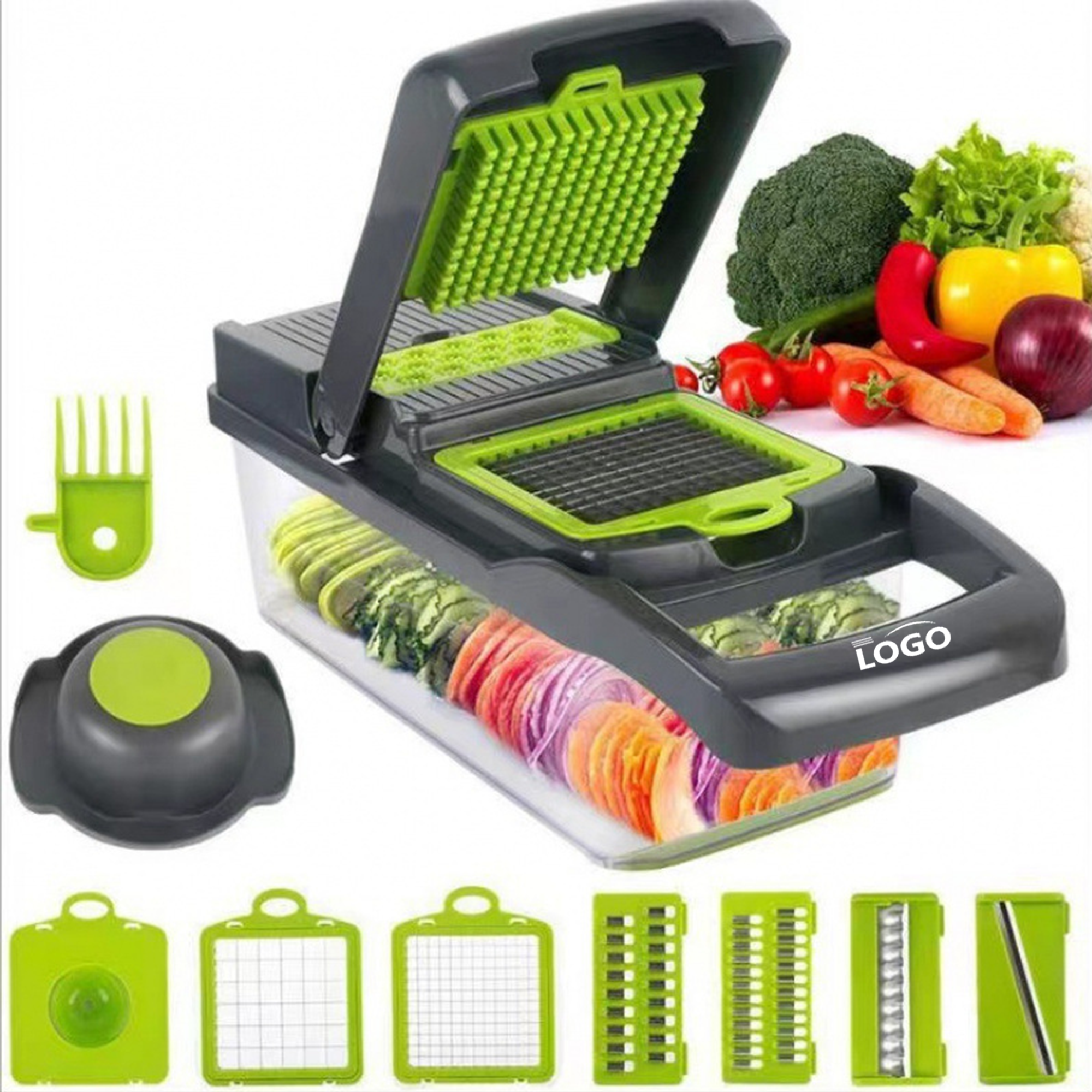 Multipurpose Vegetable Chopper - Slicer Included 2