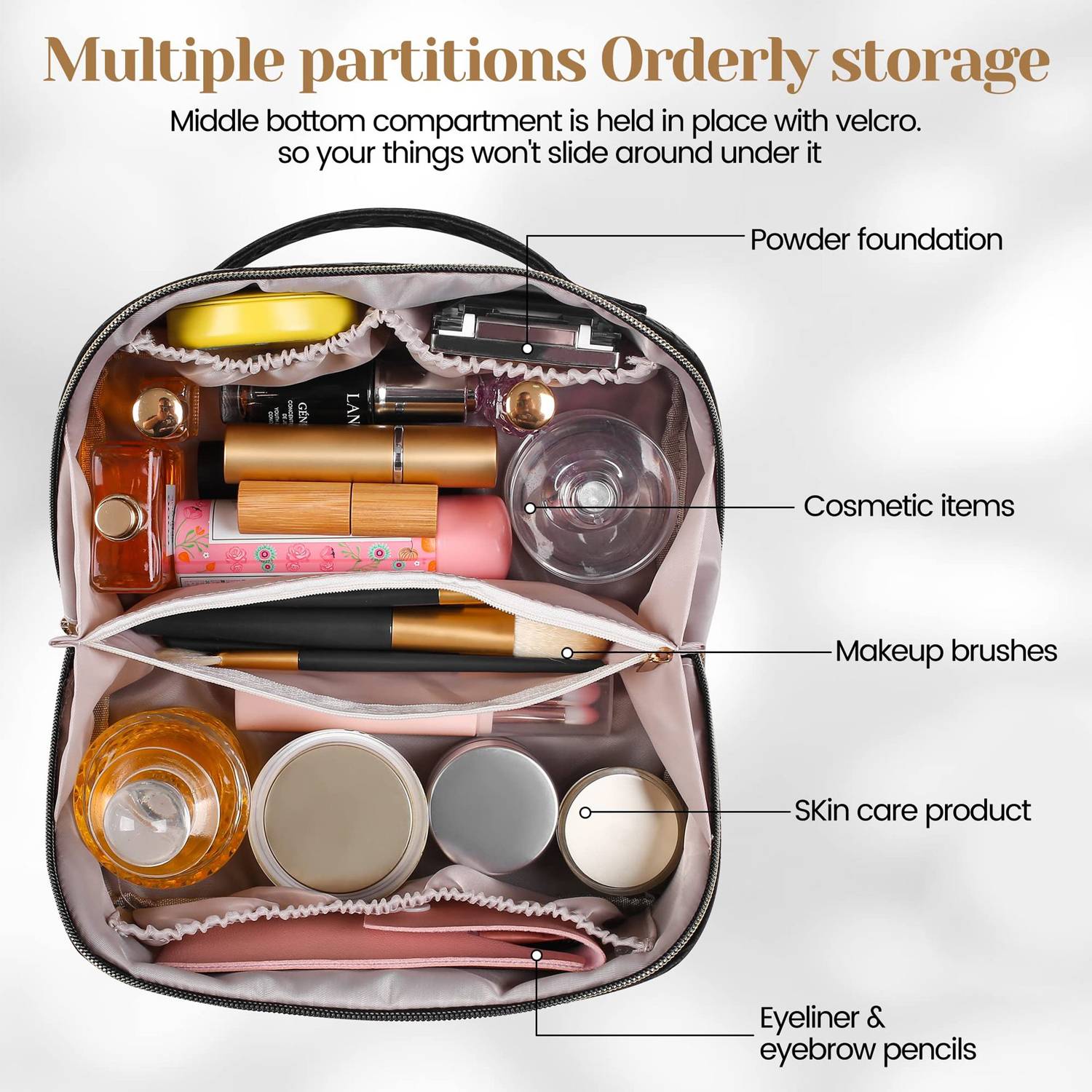 PU Leather Makeup Bag 2