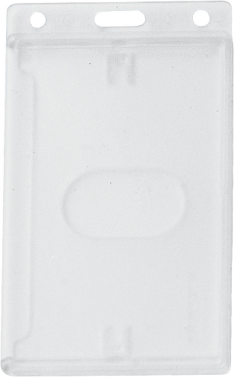 2.18" W x 3.38" H - Vertical Rigid Card Holder (Blank) 1