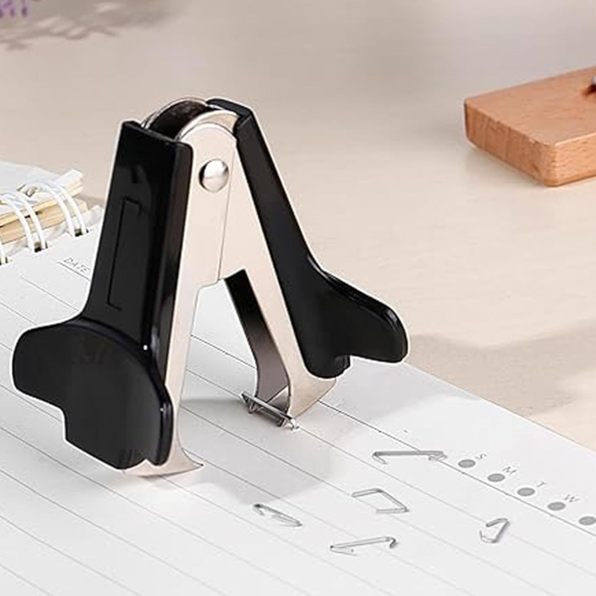 Mini Staple Remover with Plastic Grip for Office Use, custom desk accessory with logo imprint 2