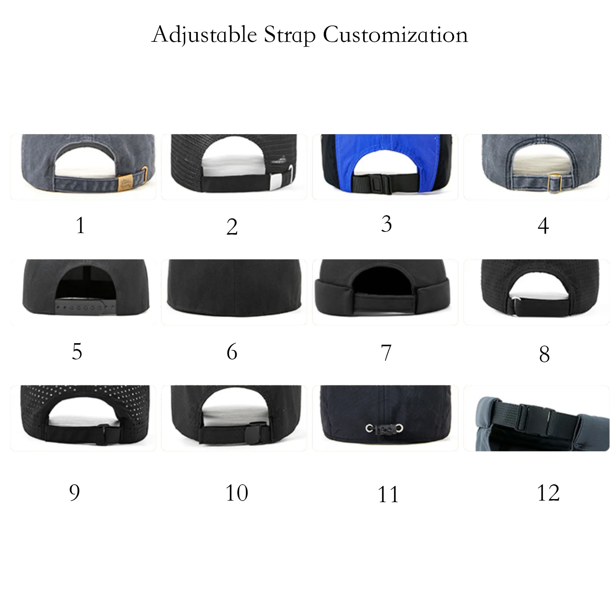 100% Cotton Baseball Cap Six Panel 6