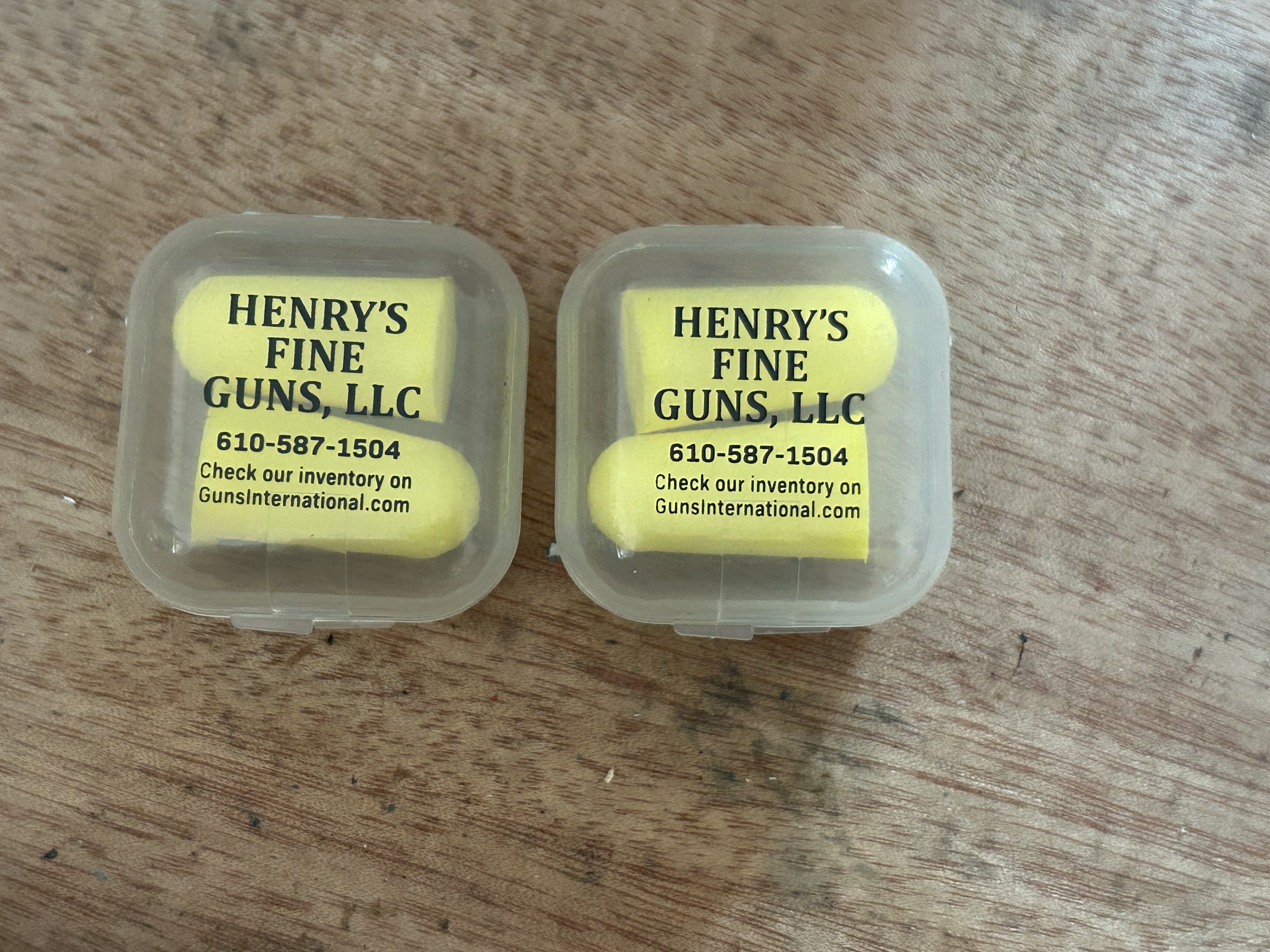 Ear Plugs in Square Case 1