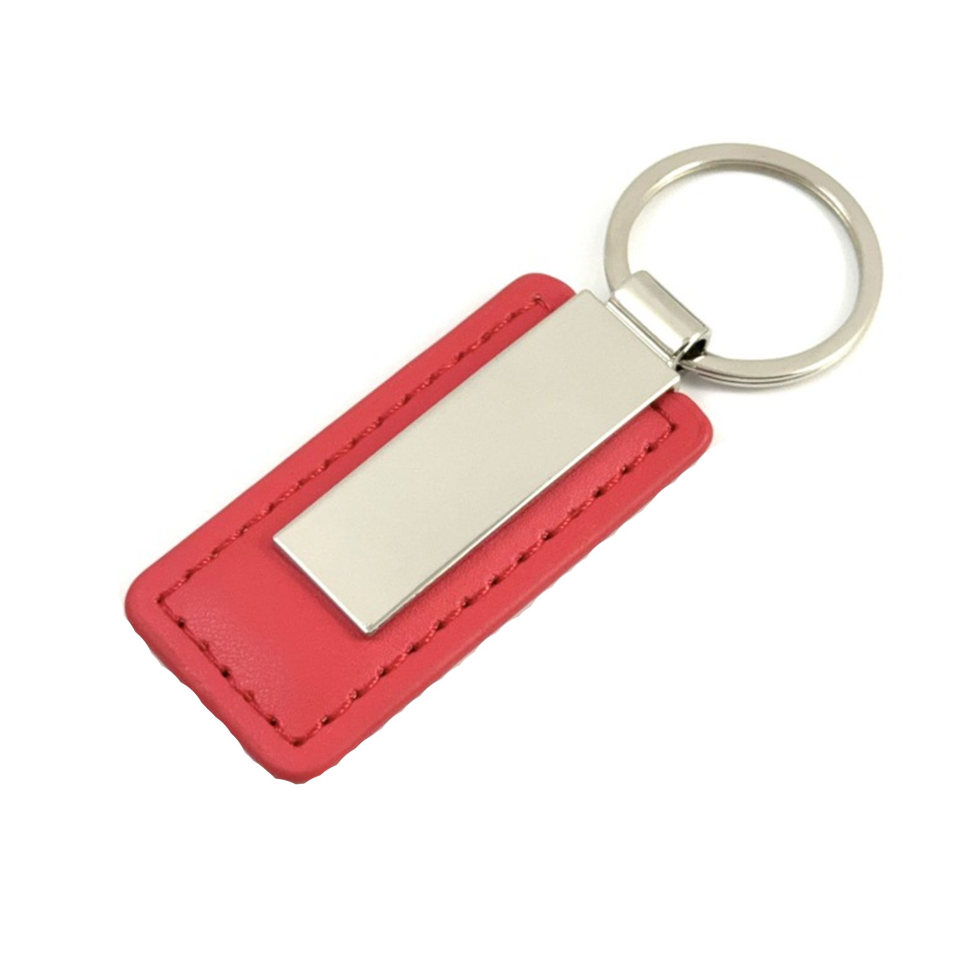 Custom Metal Leather Keychain 2