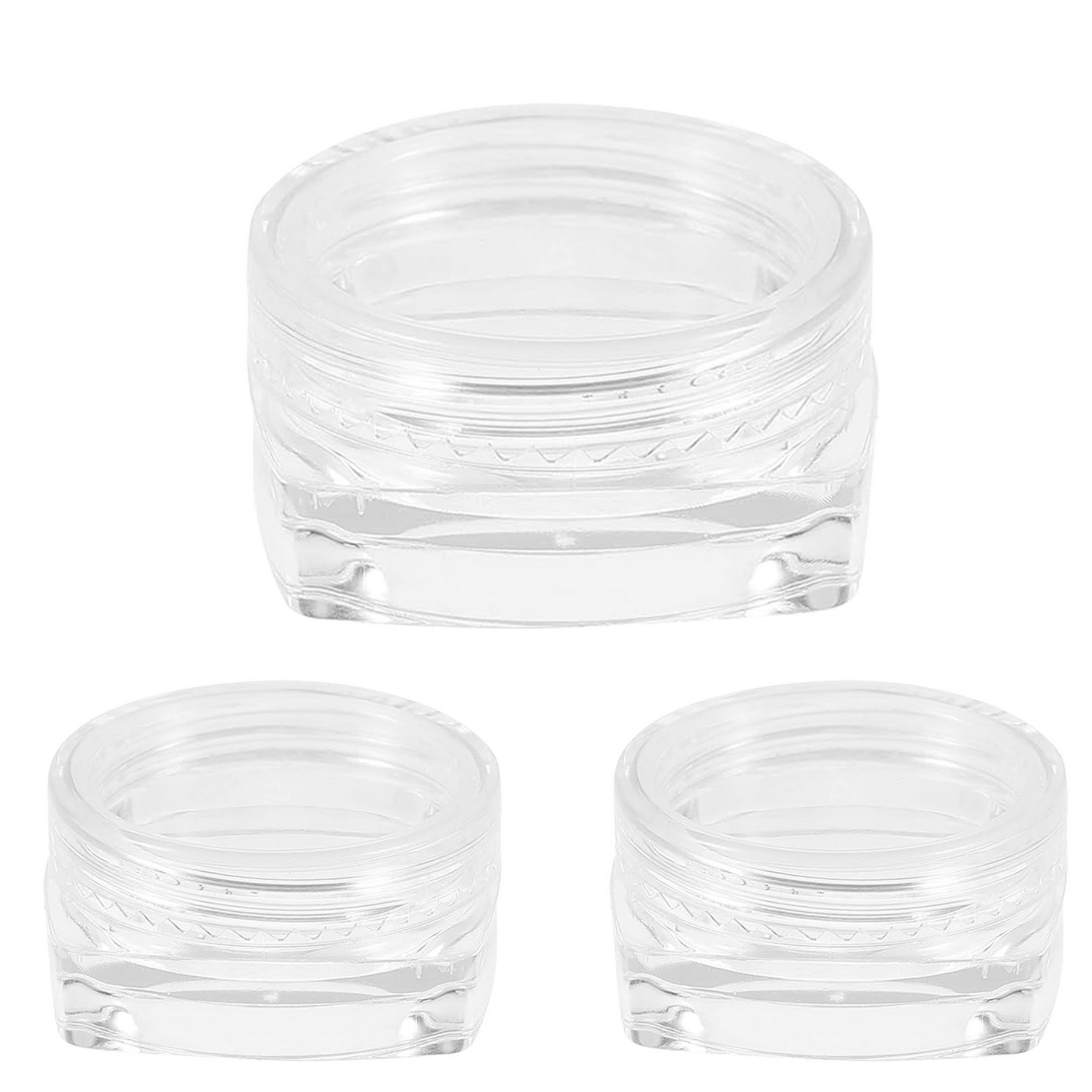 Round Plastic Nail Art Storage Box 2