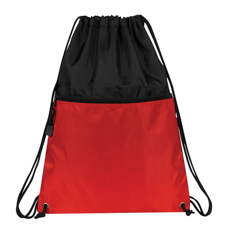Dobby Nylon Drawstring Backpack (Bag, Backpack) 3