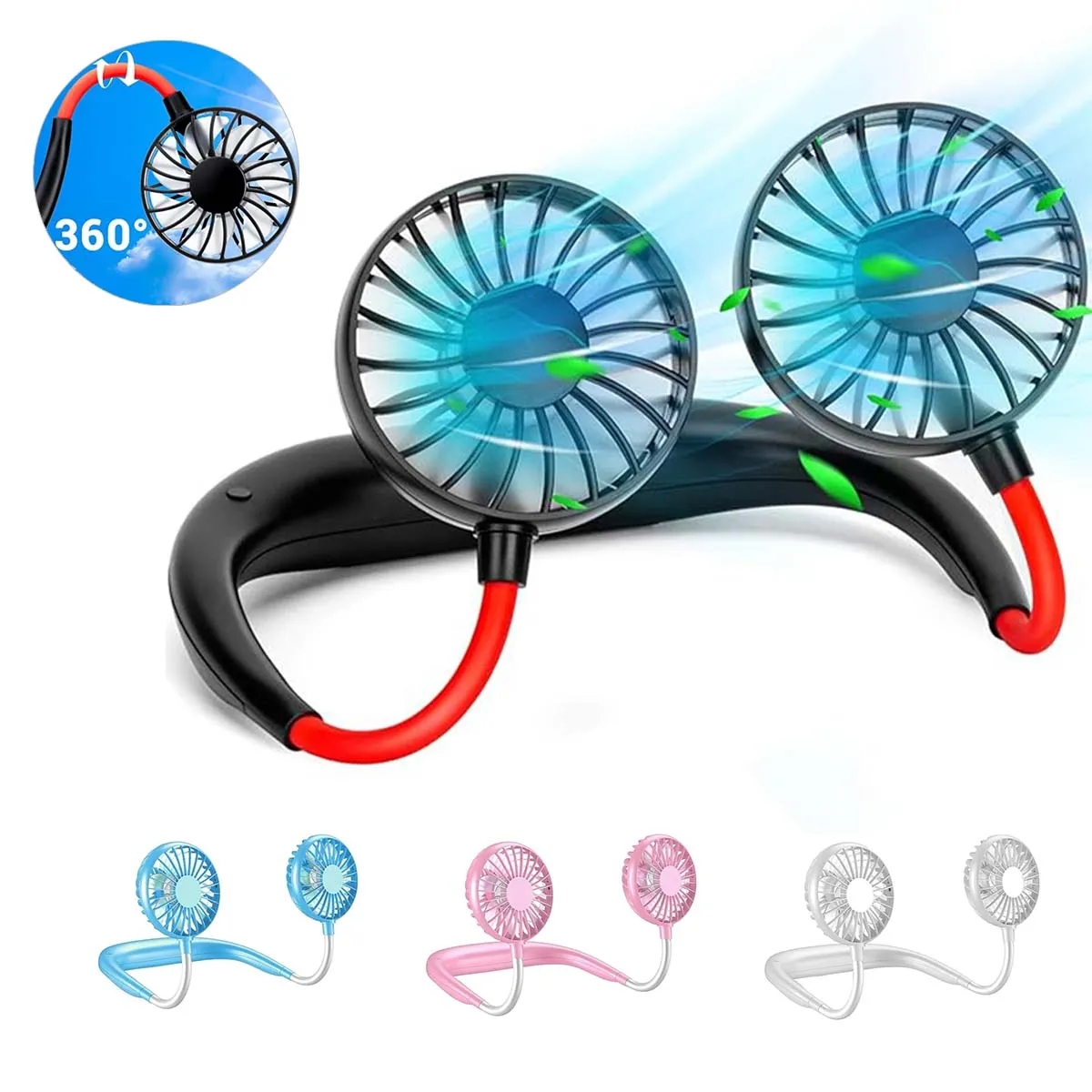 Hands Free Portable Neck Fan 2