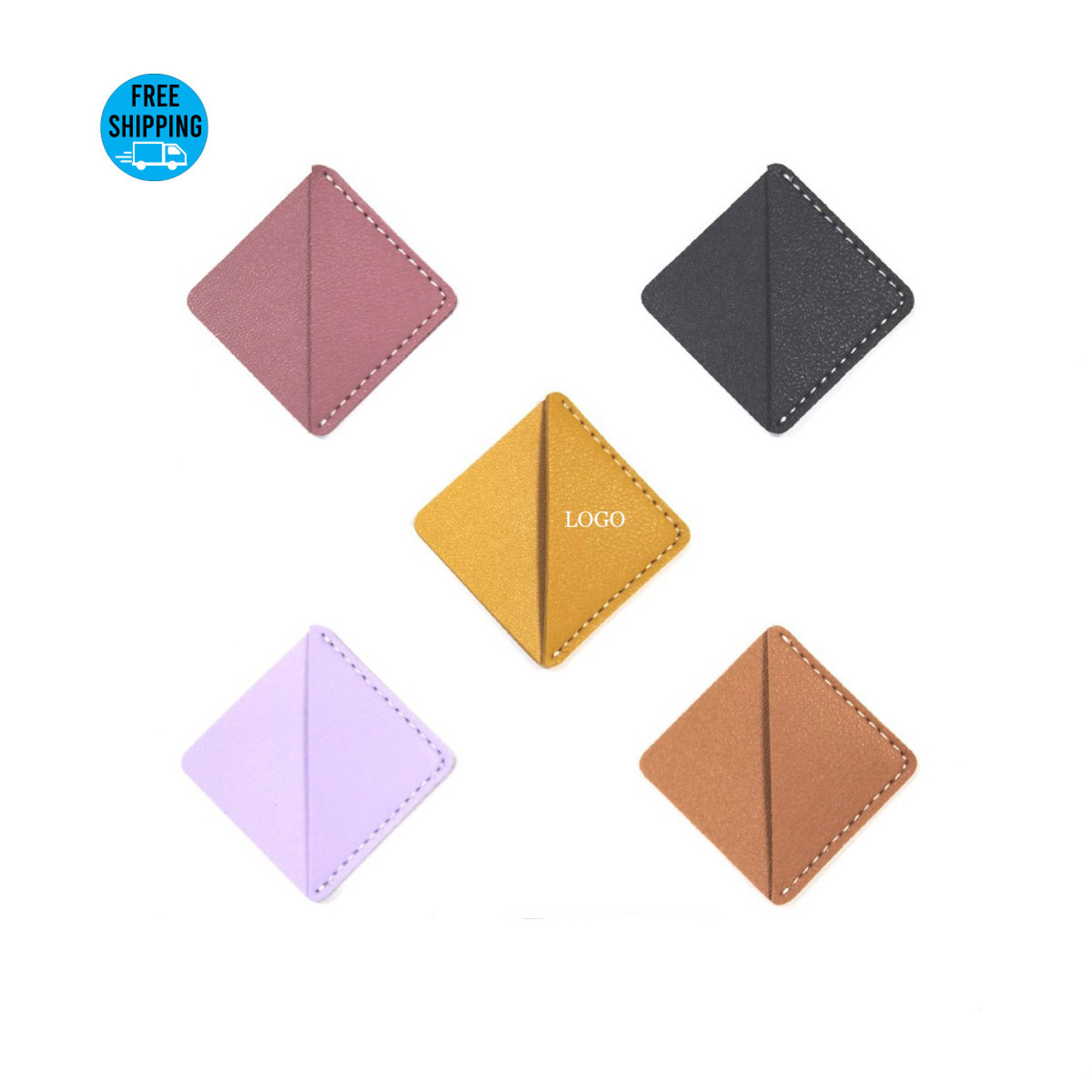 PU Leather Bookmark Page Corner 5