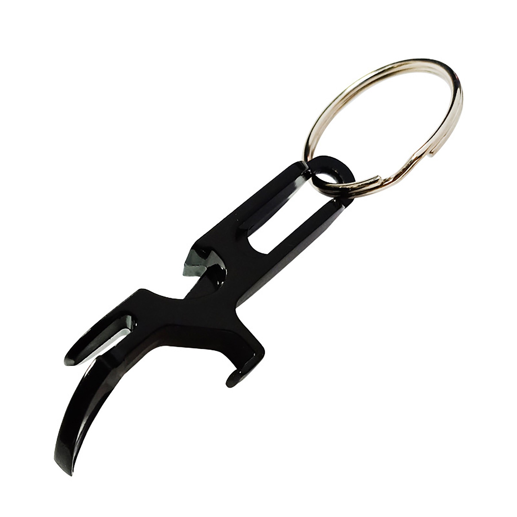 Dual Purpose Aluminum Bottle Opener Keychain 4