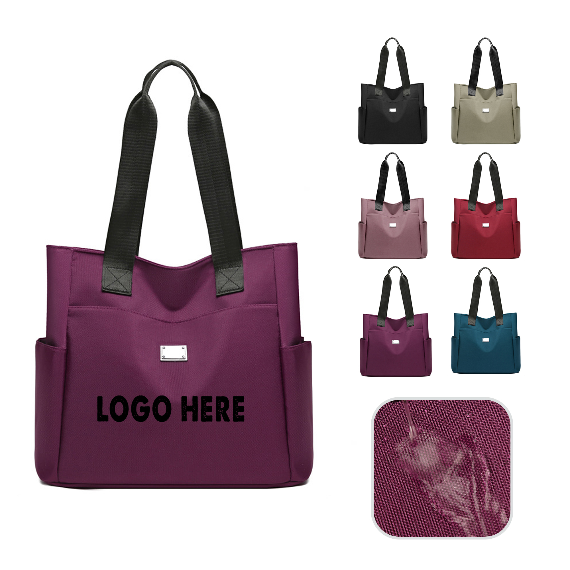 Lightweight Commuter Bags, custom tote bag with logo imprint 2