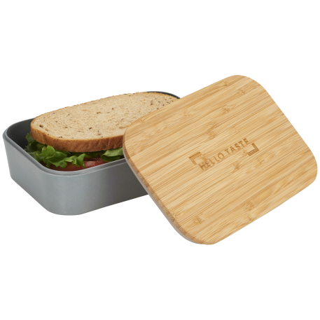Bamboo Fiber Lunch Box with Cutting Board Lid 61