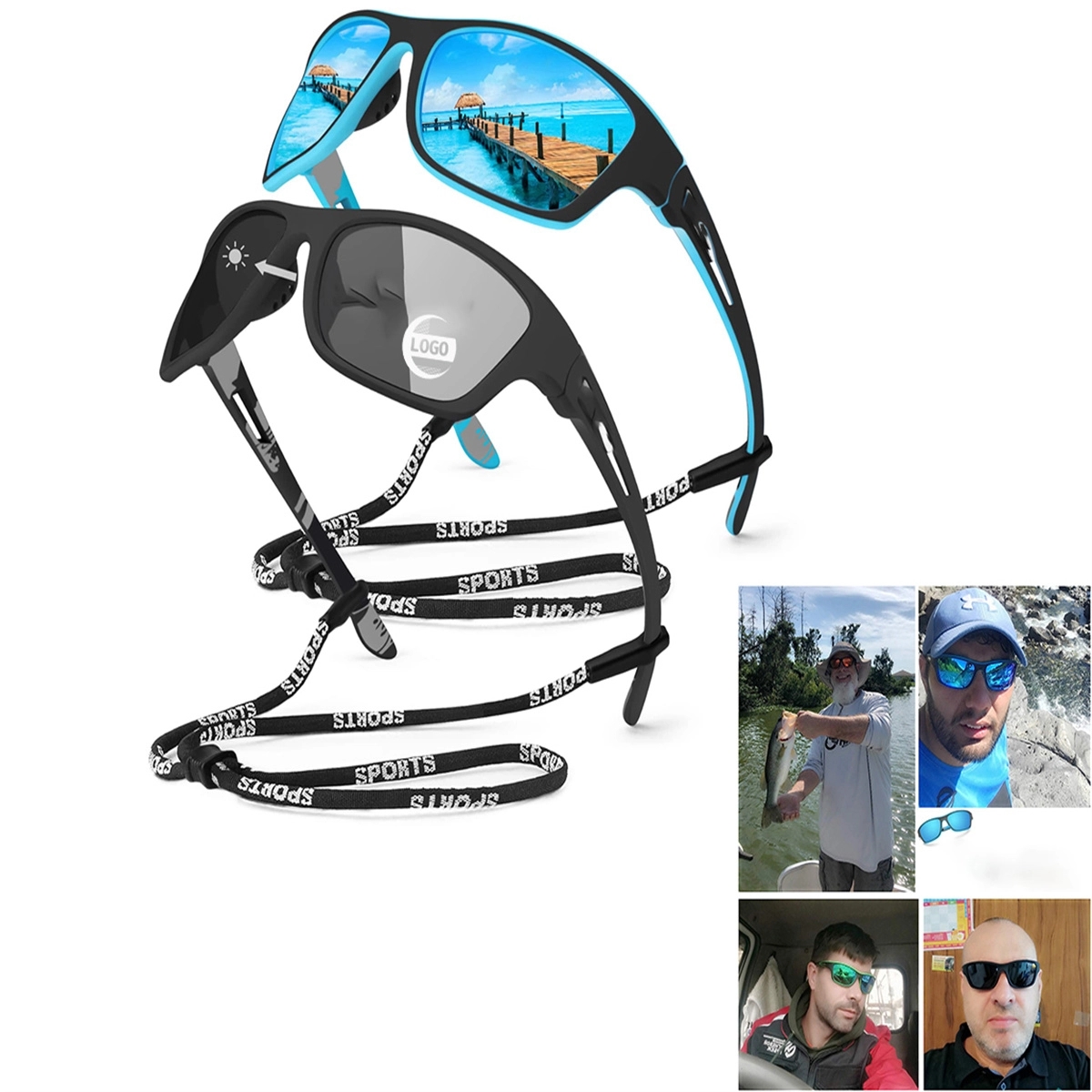 Driving Cycling Fishing Sun Glasses 100% UV Protection 2