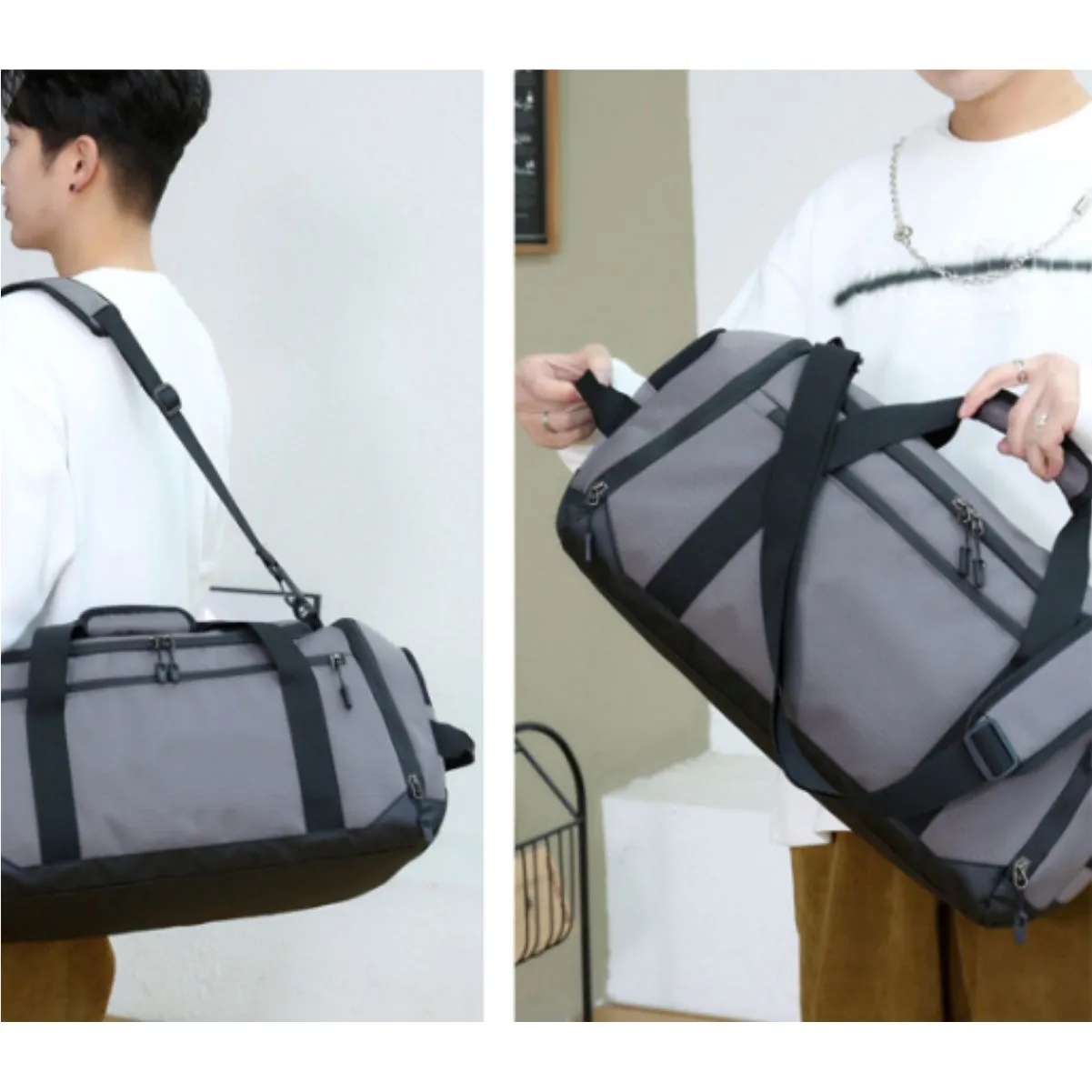 35L Durable Large Capacity Gym Duffel Bag For Men 4